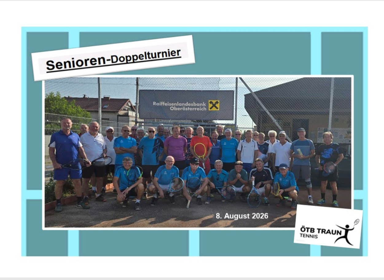 Herren Senioren Doppelturnier